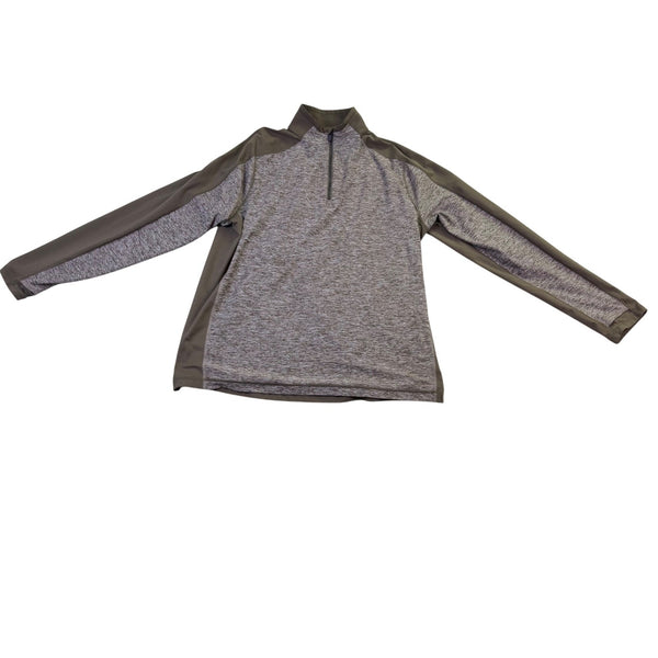 Under Armour Mens Gray Long-Sleeve Quarter Zip Pullover Size XL