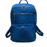 Tumi Women’s Blue Nylon With Multiple Zipper Pockets Adjustable Straps Backpack
