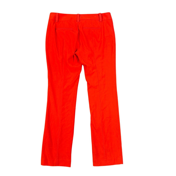 Ann Taylor Womens Red Petite Straight-Leg Pants Size 8P