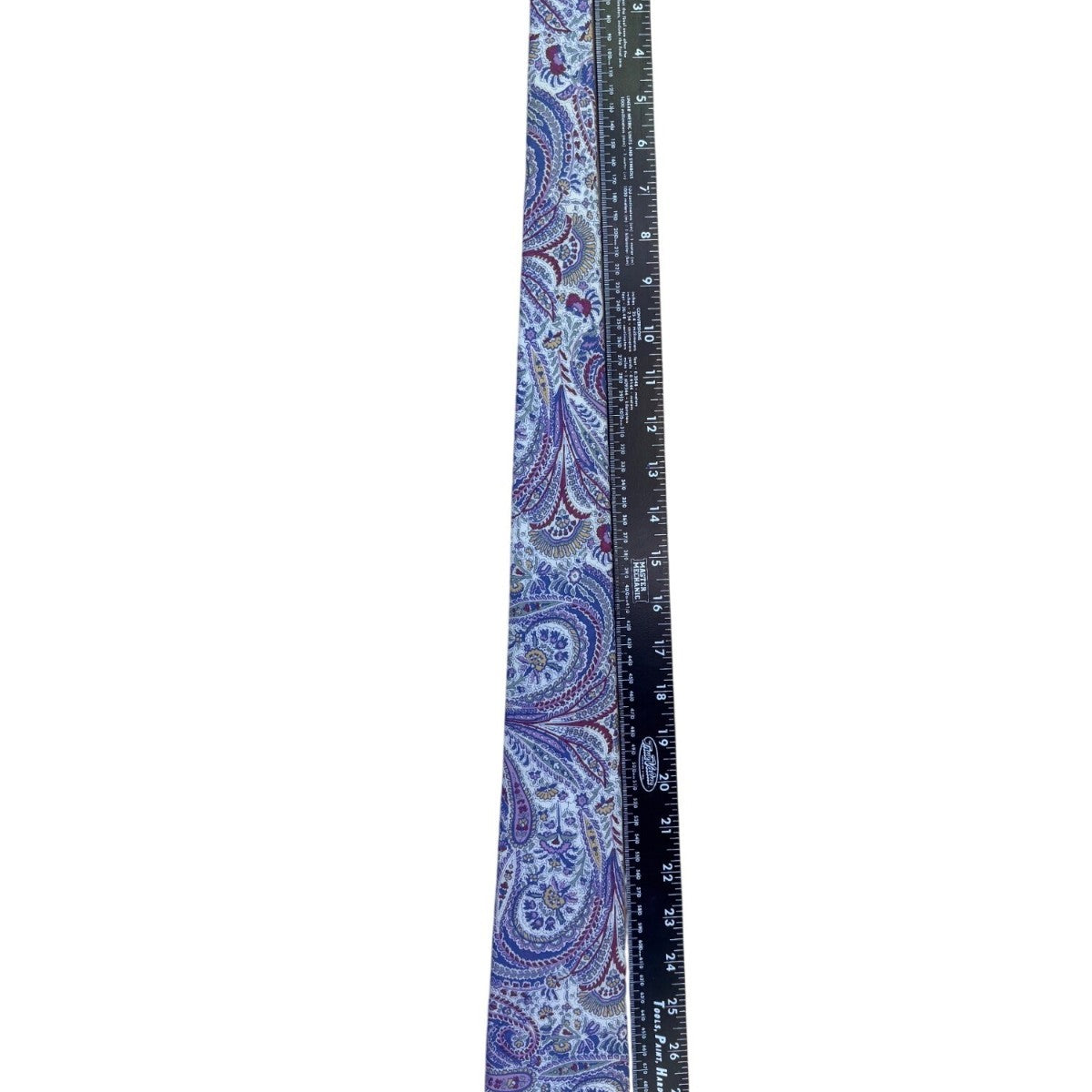 Liberty Mens Multicolor Cotton Paisley Tie Classic Elegant Design