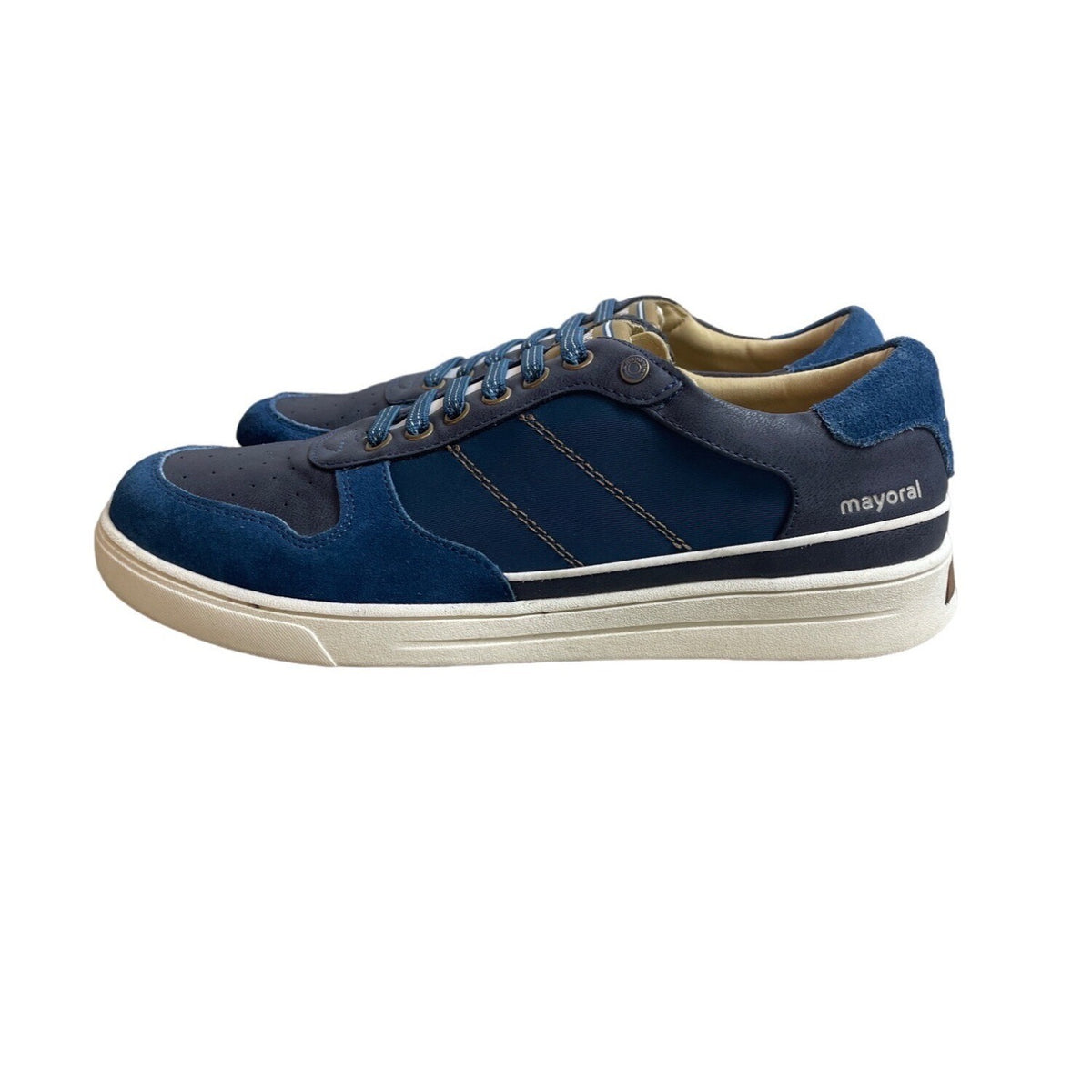 Mayoral Women's  Blue And Black Lace-Up Sneakers Sz 38