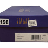Stuart Weitzman Women’s Navy Crepe Lois Pointed Toe Heels With Bow Accent Sz 8M