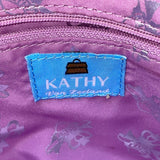 Kathy Women’s Silver Faux Snakeskin With Gemstone Embellishments Shoulder Bag