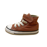 Converse Toddler Brown Canvas With Adhesive Strap High-Top Sneakers Size 6
