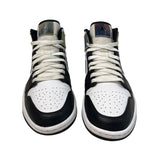 Nike Air Jordan 1 Mid Top Black and White Sz 8