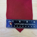 Vichy Davis Mens Burgundy 100% Silk Novelty Golf Print Tie Made In USA