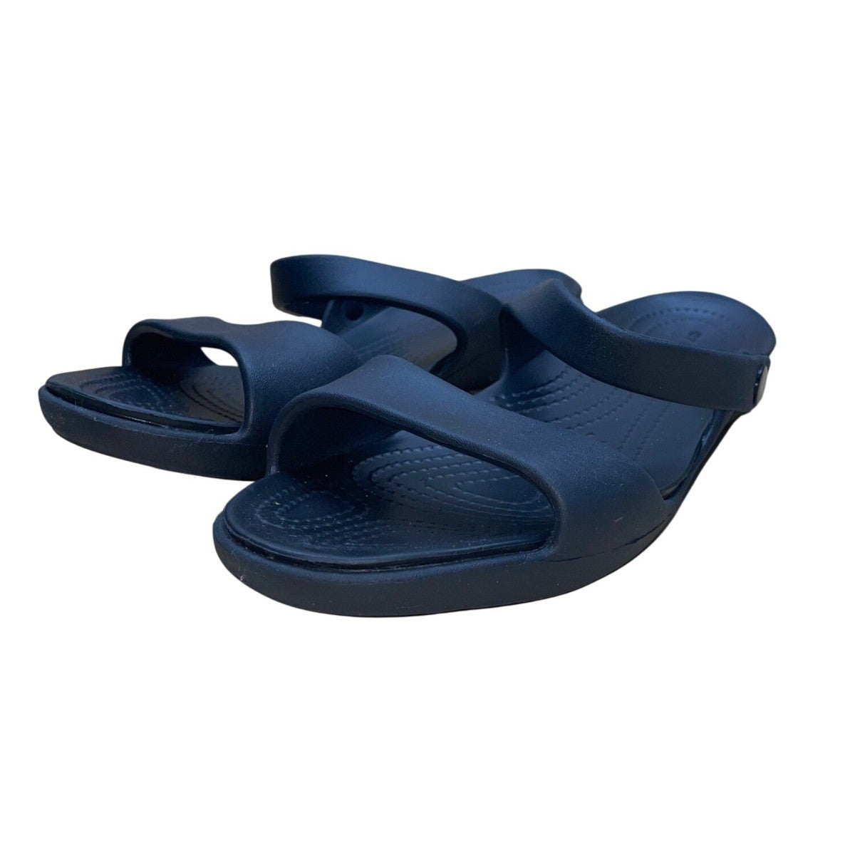 Crocs Women’s Black Dual Comfort Ergonomic Slip-On  Sandals Size 10