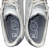 Levis Men’s Gray Faux Leather Lace-Up Casual Flat Vince Sneakers Size 12