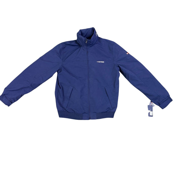 Tommy Hilfiger Mens Blue Full Zip Jacket Lightweight Outdoor Size L
