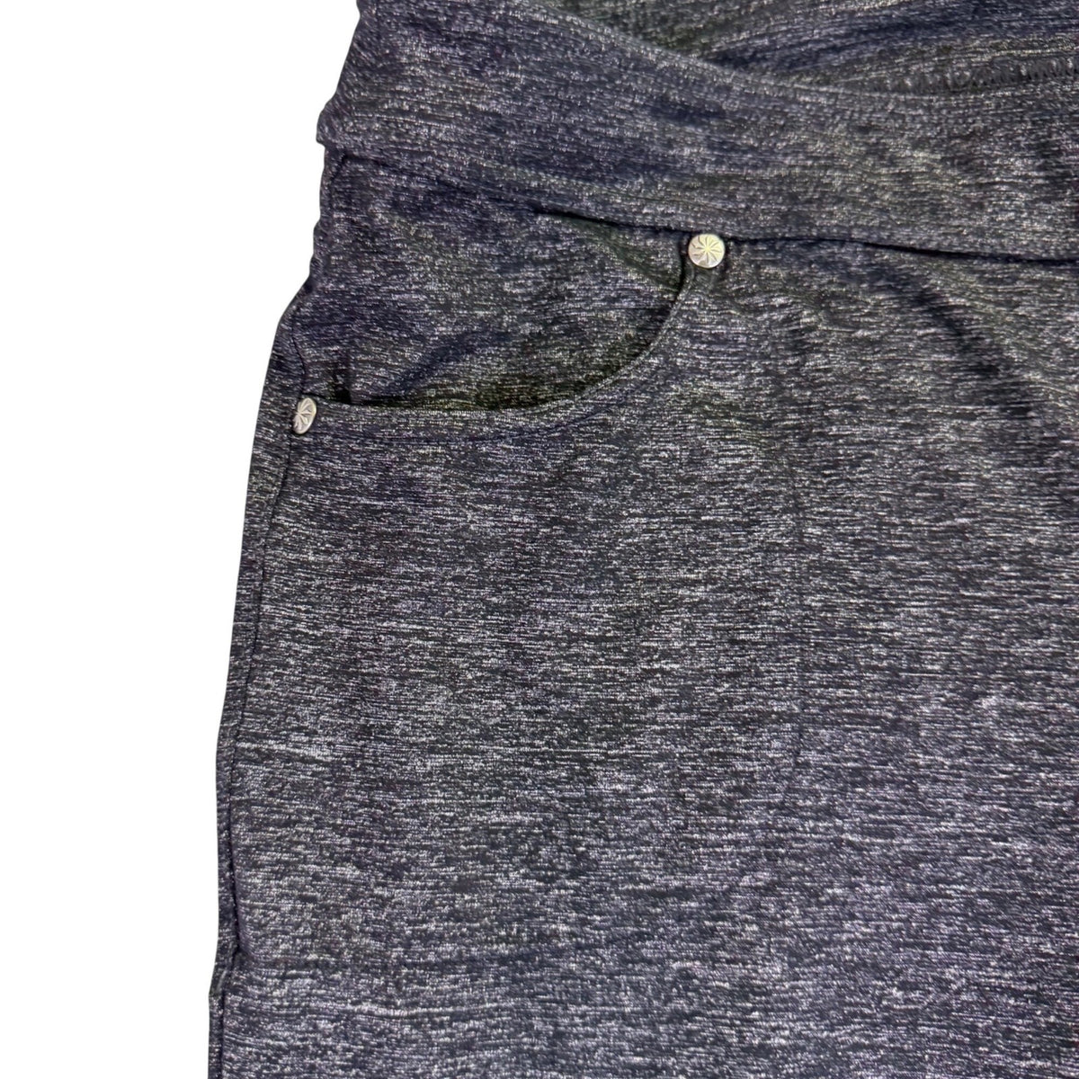Athleta Womens Gray Stretch Flare-Leg Pants Size XL