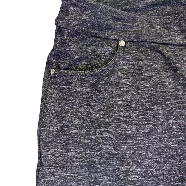 Athleta Womens Gray Stretch Flare-Leg Pants Size XL
