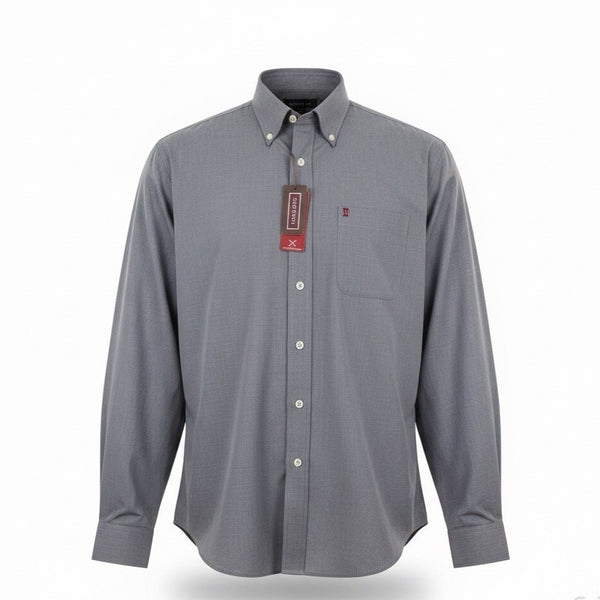 Nordstrom Mens Blue Cotton Button-Down Dress Shirt Size 17 1/2 34