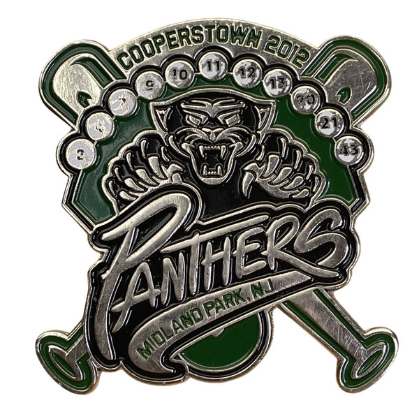 Cooperstown 2012 Panthers Midland Park NJ Baseball Trading Pin