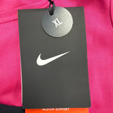 Nike Womens Pink Sports Bra Dri-Fit Medium Support With Black Trim Sz XL