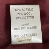 Starlite Womens Brown & Pink Woven Fringe Open Front Blazer Jacket Sz 12