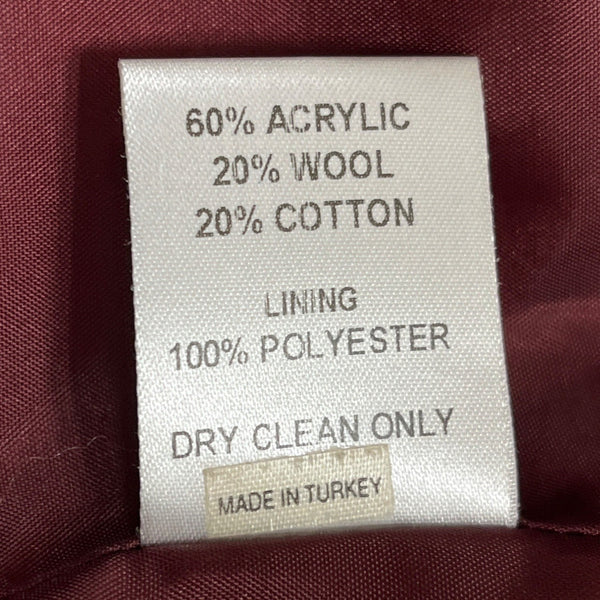 Starlite Womens Brown & Pink Woven Fringe Open Front Blazer Jacket Sz 12