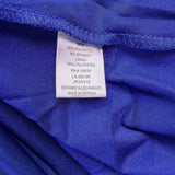 Emerald Sundae Womens Cobalt Stretch Satin Strappy Midi Dress Size L