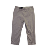 I.N.C. Womens Taupe Cropped & Luxe Stretch Dress Capri Pants Size 14