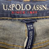 U.S. Polo Assn. Mens Straight Fit Washed Denim Jeans Sz W29/L30 - New