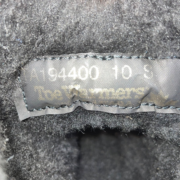 Toe Warmers Women’s Black Insulated Adjustable Straps  Winter Boots Size 10