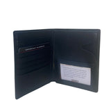 Mundi Men’s Black Leather RFID Blocking Hipfold Tall Wallet