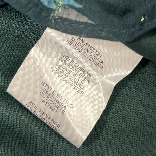 City Studio Women's Teal Blousson Mini Dress With Floral Pattern Size XL - NWT