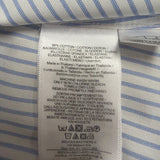 Brooks Brothers Womens Blue & White Non-Iron Fitted Striped Shirt Size 4