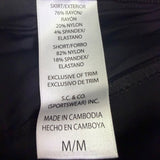 S.C.&Co. Womens Black & White Floral Print Skirt Size M
