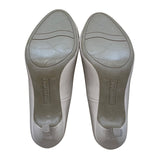 Comfort Plus By Predictions Women’s Nude Patent Leather Closed-Toe Heels Sz 8.5W