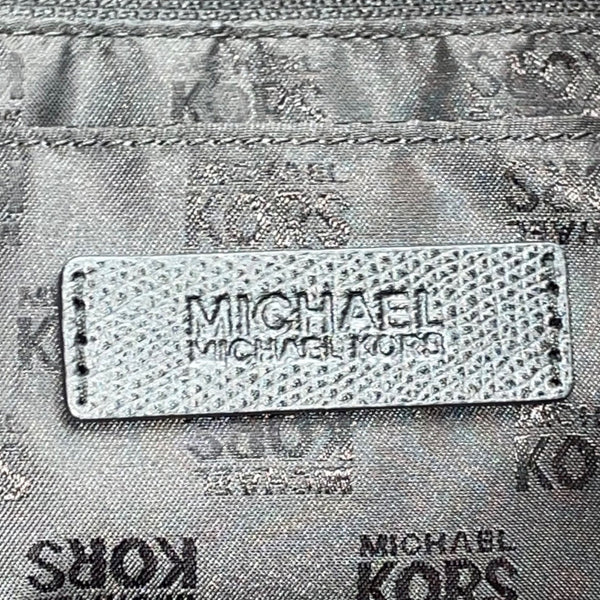 Michael Kors Women’s Black Leather Gold Hardware Double Handles Tote Bag