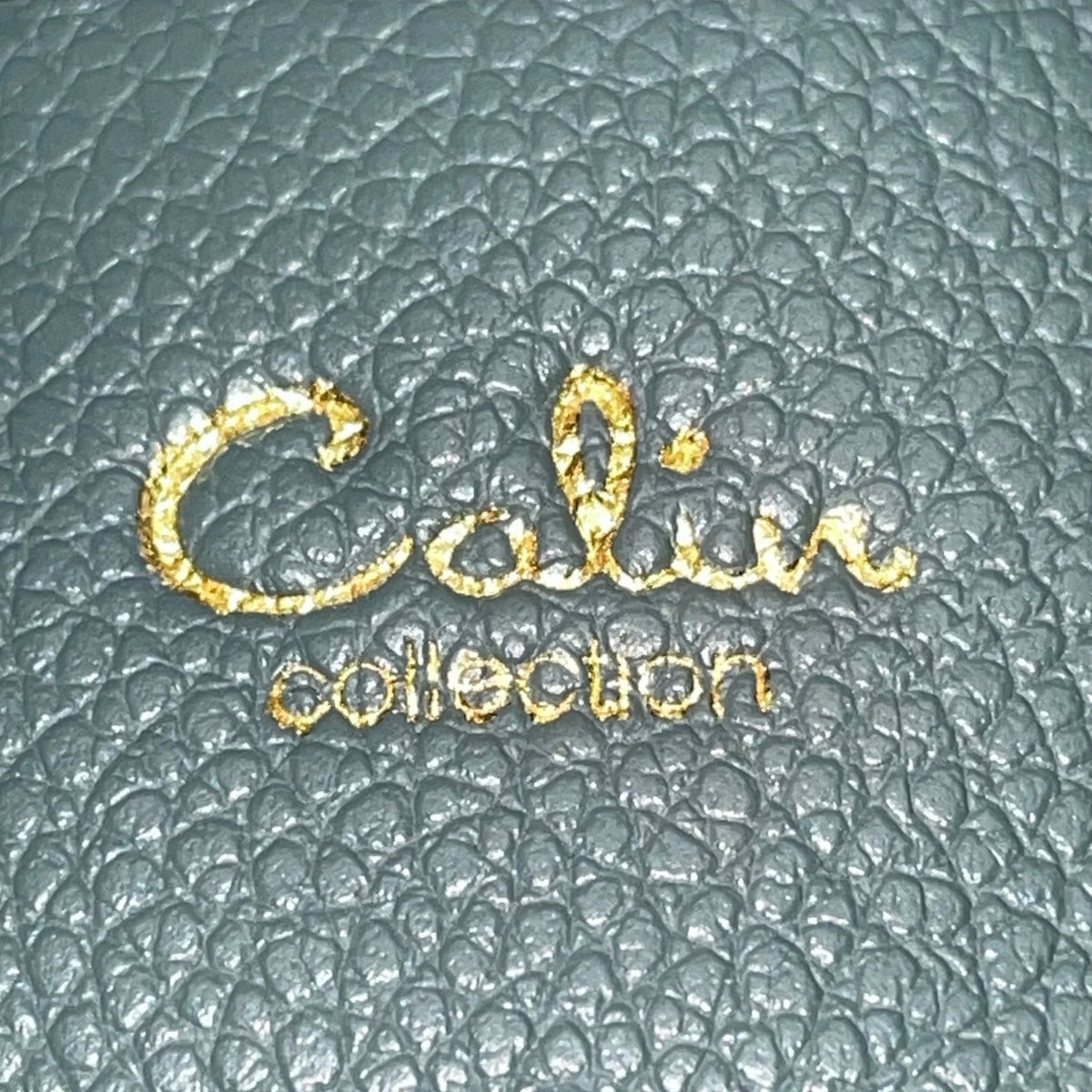 Calin Collection Women’s Green Vegan Leather Tote Bag With Tassel Accent
