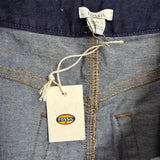 Fossil Womens Dark Wash Denim Striped Mini Skirt Fitted Casual Sz M - New