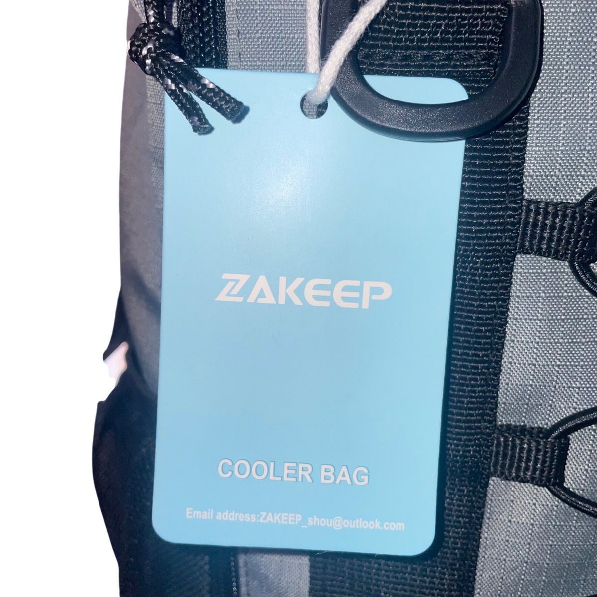 ZAKEEP Unisex Gray Polyester & EVA Insulated Cooler Backpack 24L Capacity