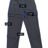 Athleta Womens Black Convertible Hike Pants Outdoor Wear Comfort Fit  Size 8