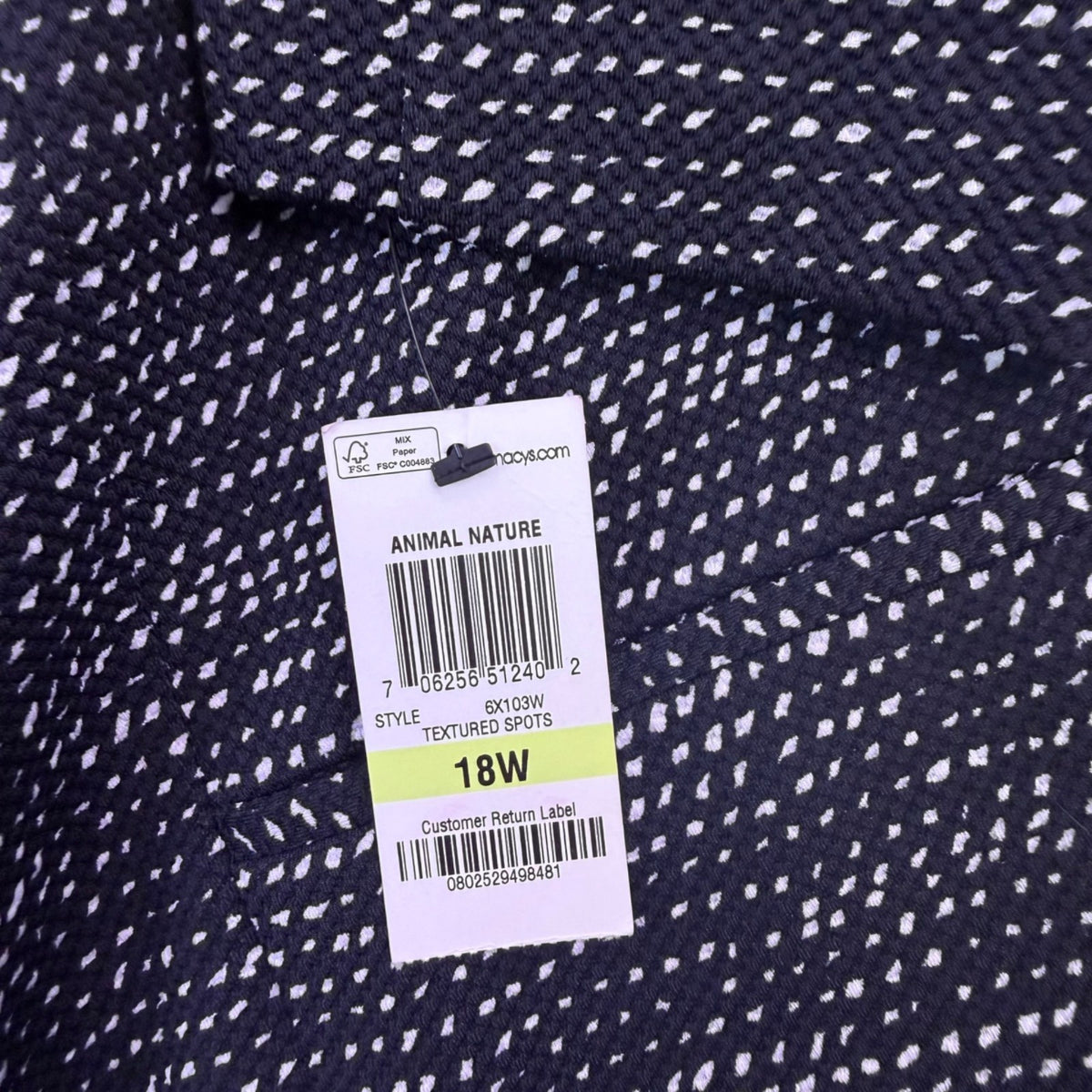 Alfani Womens Black & White Textured Open Front Blazer Size 18W