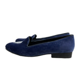 Jack Rogers Women’s Blue Velvet Loafers Sz 9.5M (EU 41) NWOB