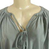 Prologue Women’s Olive Green Long Sleeve Blouse Shirt Sz XL - NWT