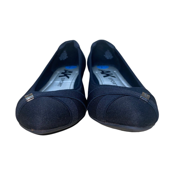 Anne Klein Sport Women’s Black Slip-On Loof Ballet Flats Size 7.5M
