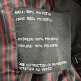 Emanuel Ungaro Mens Black Jacket With Zipped Pockets & Striped Lining Size M