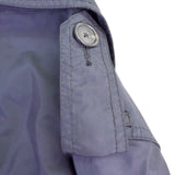 Banana Republic Womens Navy Trench Coat Polyester Fabric Belt Tie Petite Size S