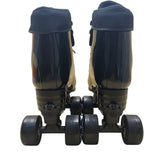 Infinity Skates Men’s Black Adjustable Size Quad Roller Skates US Size 3-6 M