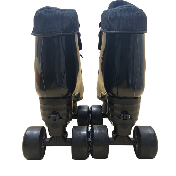 Infinity Skates Men’s Black Adjustable Size Quad Roller Skates US Size 3-6 M