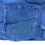 Dickies Mens Blue Denim Workwear Relaxed Fit Bib Overalls Sz 30x30