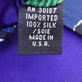 Save The Children  Blue 100% Silk Necktie Peace On Earth Child Design Colorful