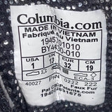 Columbia Youth Black Faux Fur Lined Waterproof Winter Snow Boots Size 1