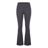 Athleta Womens Gray Salutation Stash Flare Pants With Pockets Size L