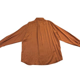 Tommy Bahama Mens Brown Button-Up Long Sleeve Shirt Size XXL