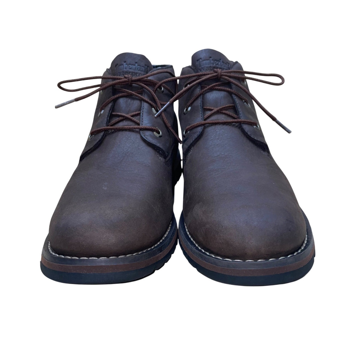 Timberland Men’s Brown Leather Gripstick Waterproof Chukka Boots Size 10.5