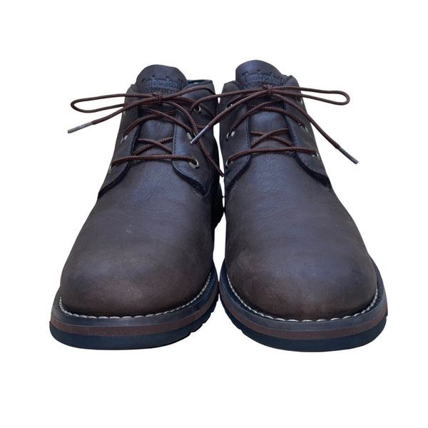 Timberland Men’s Brown Leather Gripstick Waterproof Chukka Boots Size 10.5