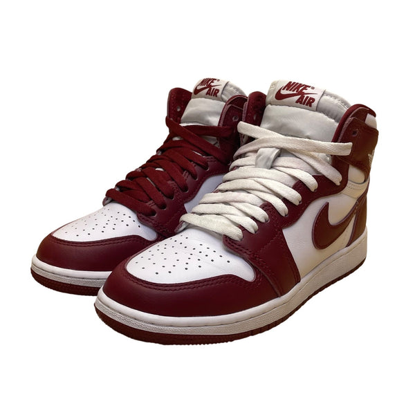 Nike Youth Red & White Air Jordan 1 Retro High OG GS Basketball Shoes Size 4.5Y